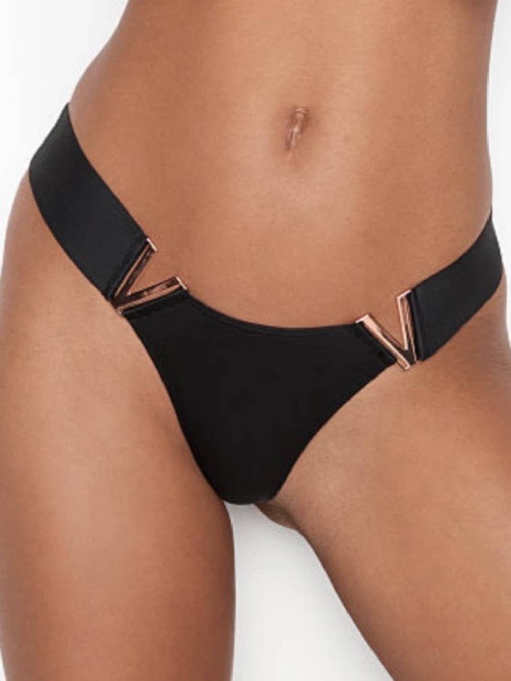 VICTORIA SECRET BLACK LUXE LINGERIE V
Brazilian Panty size large